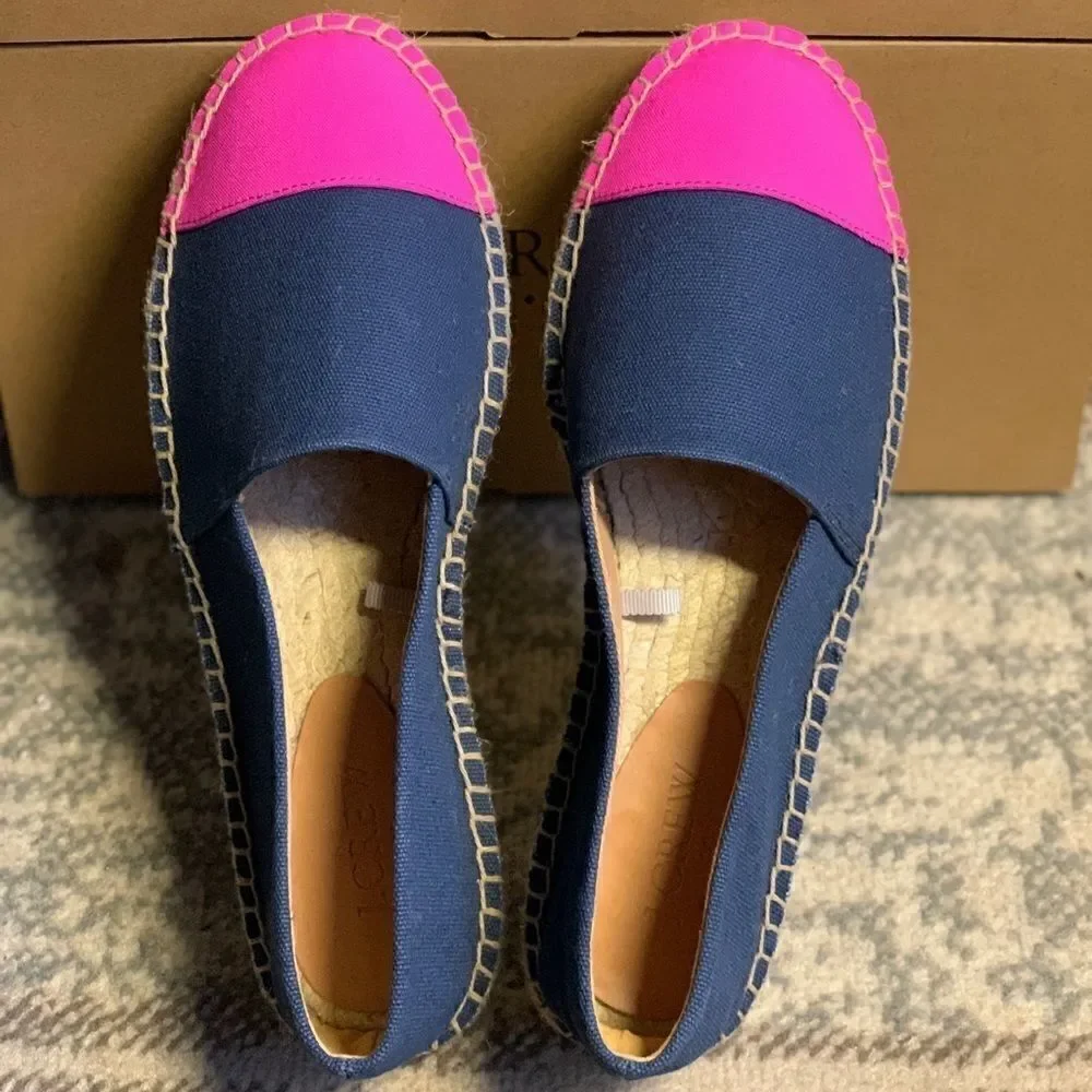 🆕 JCrew slip-on bicolor espadrilles 7.5